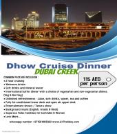 Dubai Creek Dhow Cruise Dinner
